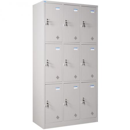 Tủ sắt đựng đồ cá nhân locker 9 ngăn TU983-3KP