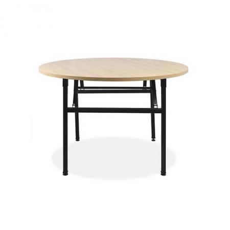 Bàn gấp chân sắt mặt tròn BGT12